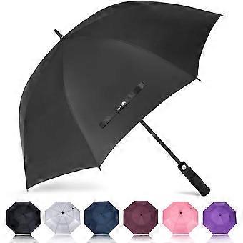 Liangnv Golf Umbrella 54/62/68 Inch, Large Windproof Umbrellas Automatic Open Oversize Rain Umbrella with Double Canopy for Men - Vented Stick Umbrell