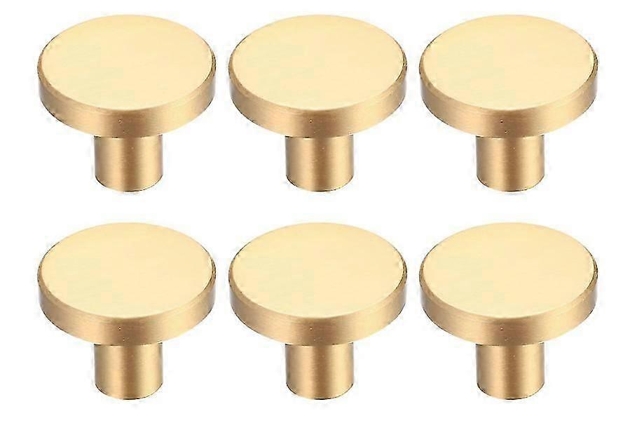 Pieces Drawer Knobs, Gold Furniture Knobs, Round Cabinet Knobs, Gold Brass Drawer Knobs, Kitchen Door Handles for Decor - 20 * 25 mm PD