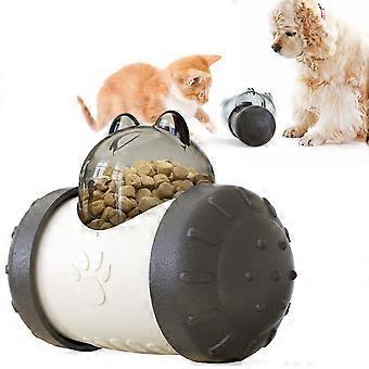gul sällskapsdjur leksak katt leksak inomhus interaktiv kattboll automatisk roterande svängbil gunga automatisk matning leksak
