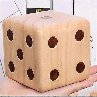 Giant Wooden Dice For Outdoor Games/Picnics/Barbecue Parties/ Wooden Dice Board Holiday Ornaments OS