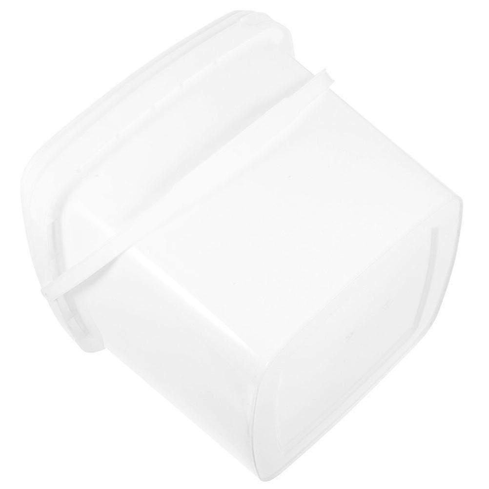 Plastic Storage Bucket with Handle, 2L Capacity for Household Use