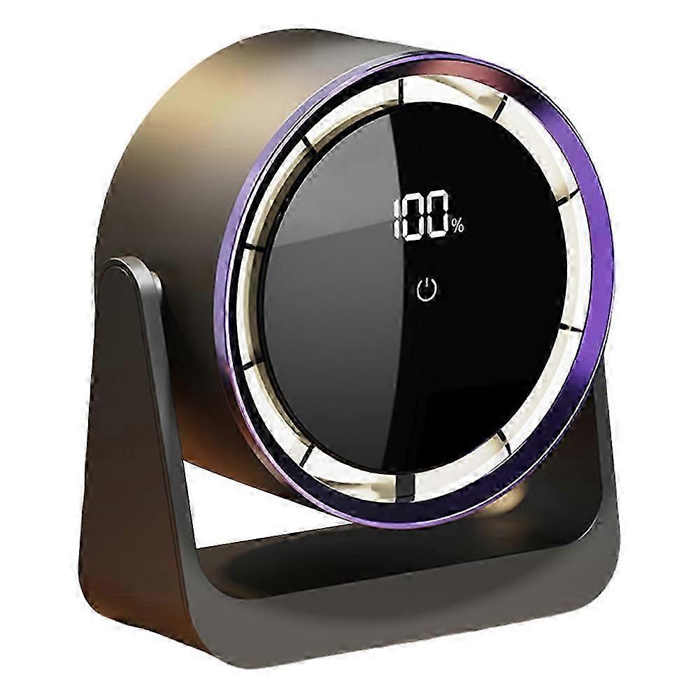 Desktop Circulating Fan Large Capacity Rechargeable Mini Table Fan with Remote Control Wall-Mounted