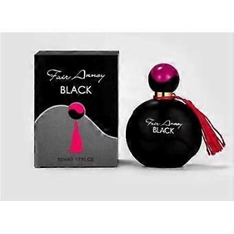 Fairanny Black Perfume Bottle, Unisex Fragrance with Tassel Design, Elegant Gift for Women & Men