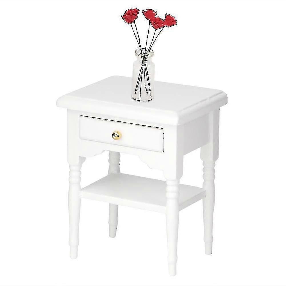 Bedside Mini Wooden Bedroom Table With 1 Drawer