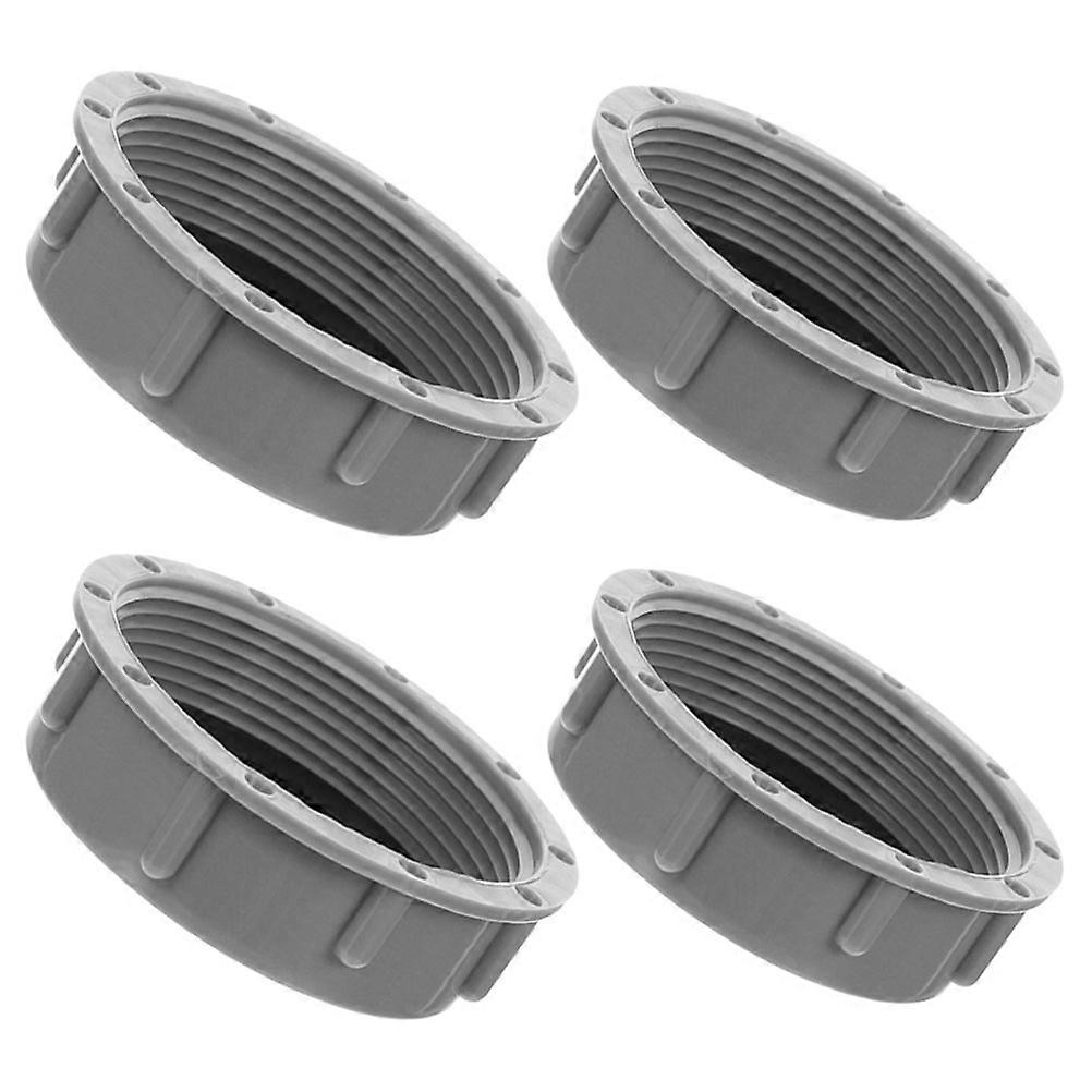 4pcs Drain Pipe Caps Drainage Pipe Covers Protective Covers Blanking Caps