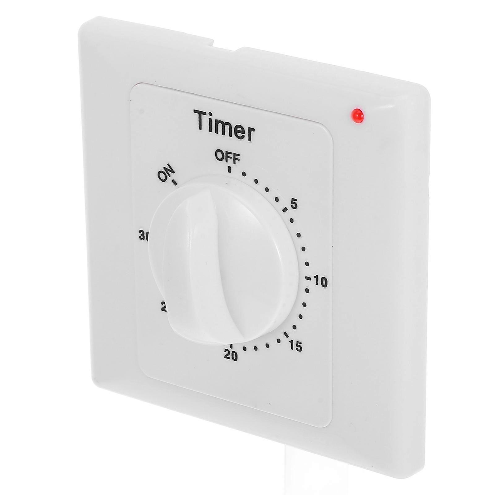 Digital Timer Switch For Indoor Electrical Outlets Universal Timer Knob Replacement For Kitchen And Bathroom Easy-To-Use Wall Timer With Precise Time 