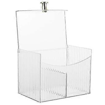 Plastic Lipstick Box Small Lid Box Dressing Table 13.50X10.00X9.00CM Storage Organizer 1Pack