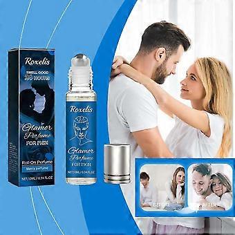 Pheromone Roll-On Perfume (Men's Ocean Scent) Long-Lasting Portable Men's Adult Lavender Fresh Fragrance, Exuding Masculine Charm, Niche Flirt