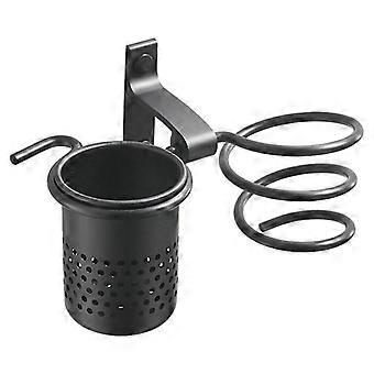 haardroger houder, haardroger organisator muur mount haardroger opknoping rek spiraal haar styling stand organisator met beker
