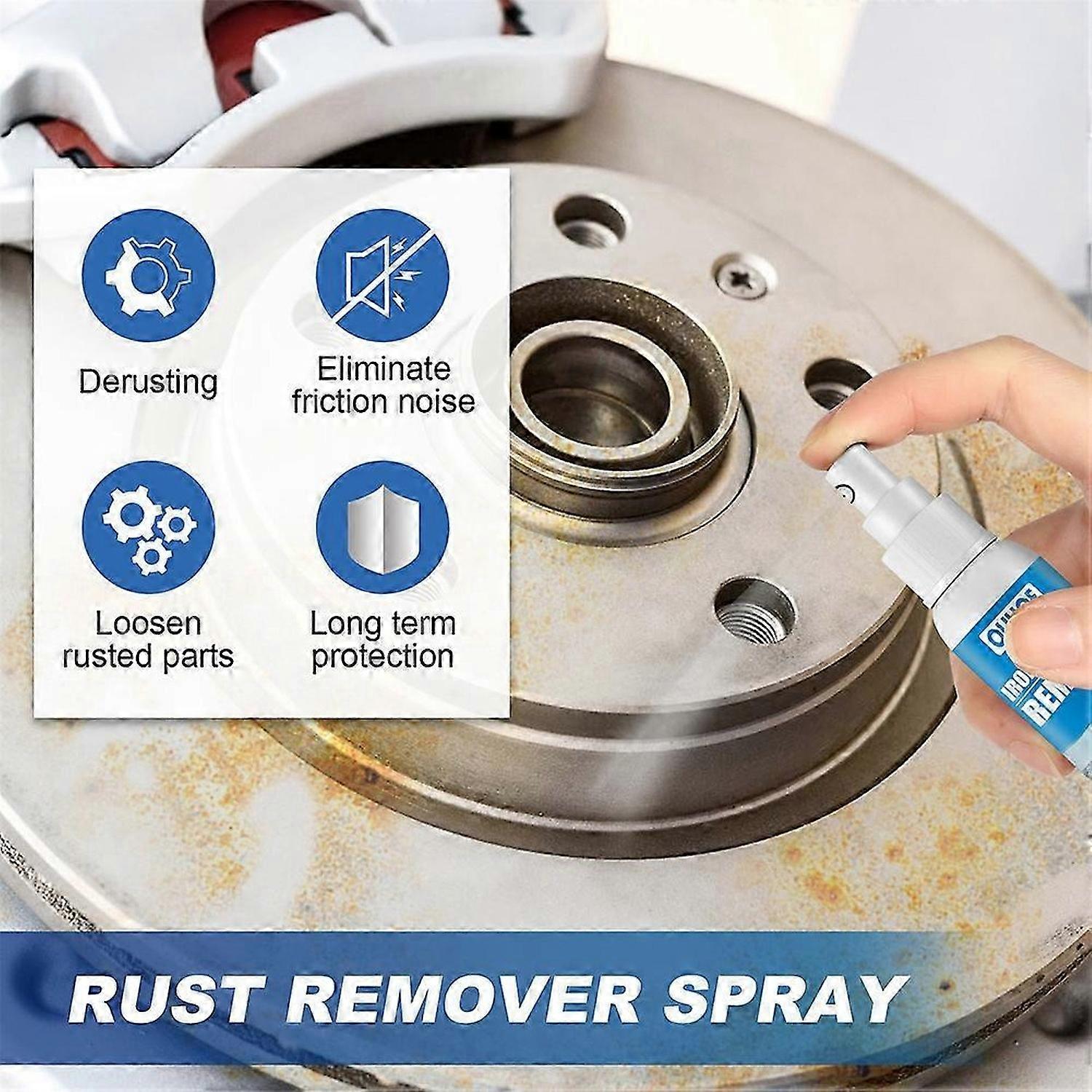 3PCS Car Rust Removal Spray Multi-Purpose Rust Remover Inhibitor Derusting Spray