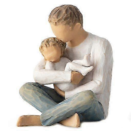 C'est mon père, figure sculptée peinte à la main