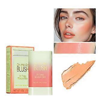 Blush Stick Cream Makeup Blush Wand Solid Moisturizer Stick Natural Blendable Blushes Tonad Moisture Stick för kinder stil3