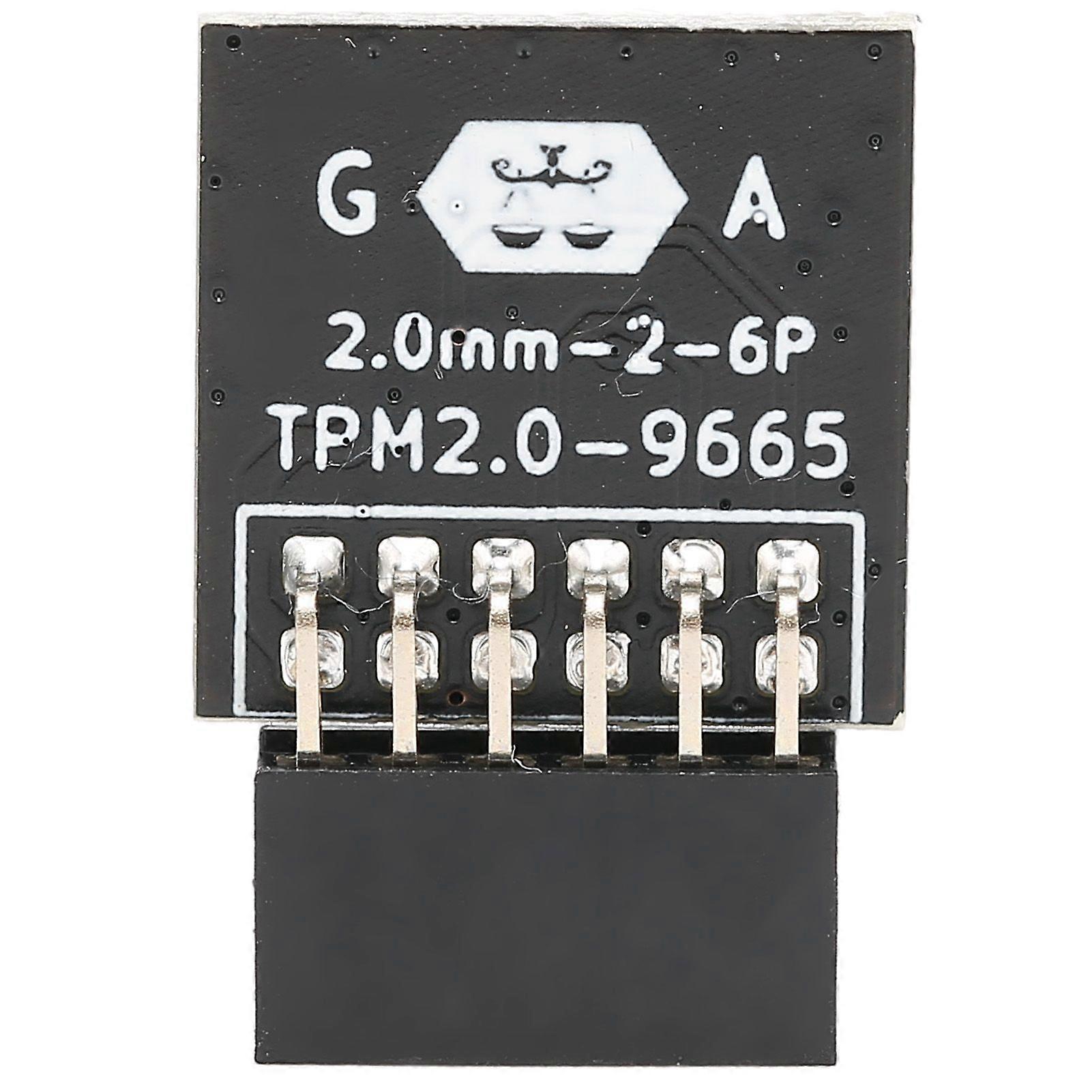 LPC 12PIN TPM 2.0 Encryption Security Module High Security Practical Encryption Security Module for Computer for GIGABYTE