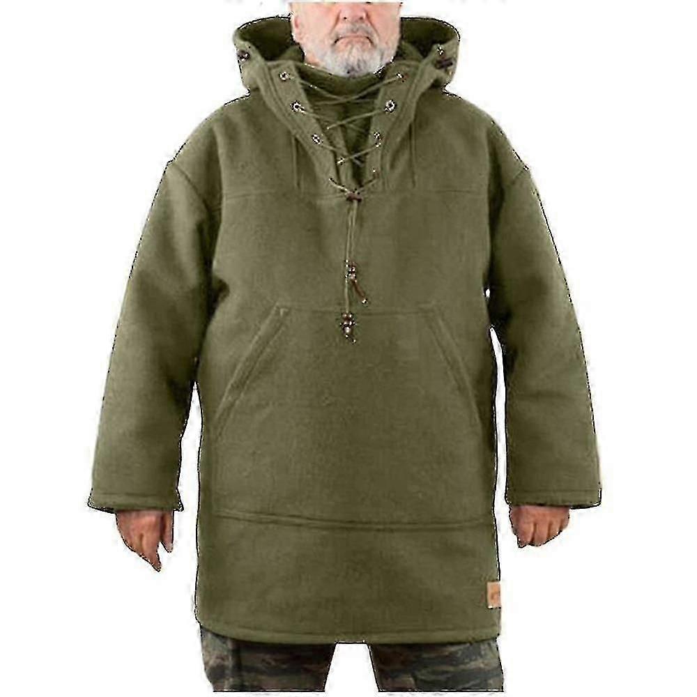 Hooded Windproof Warm Winter Men Thermal Jacket