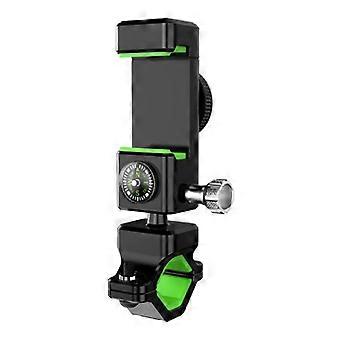 Green ABS Cell Phone Stand for Bike with Compass 1Pcs Holder