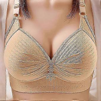 Women, Push Up Comfort Support, No Underwire, Adjustable Shoulder Strap, Lace Trim Everyday Sports Wireless Bra for