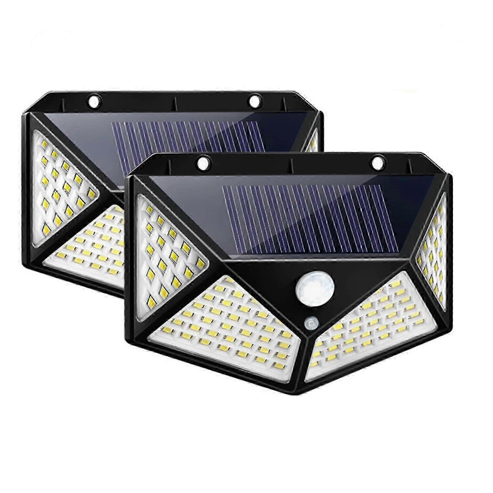 2Pack Solar Wall Lights 3 Mode Sensor