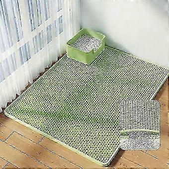 Double‑Layer Honeycomb Cat Litter Mat, Waterproof Urine‑Proof Non‑Slip Litter Trapping Pad Prevents Litter Scatter