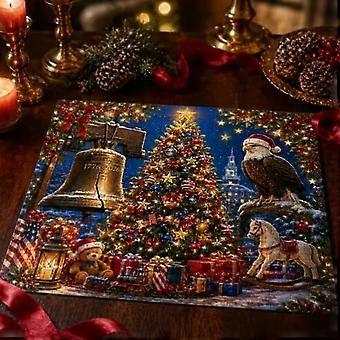 250th Anniversary Christmas Puzzle – Patriotic Eagle 1776 2026 – for Adults Jigsaw
