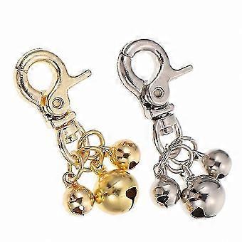 For Dogs & Small Pets: Jingle Bell Collar 8Pcs with Clip, Assorted Color