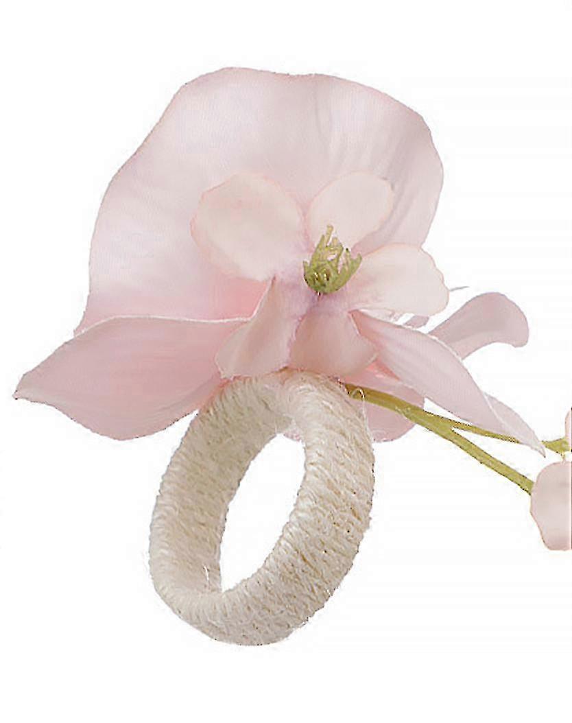 Delicate Pink Orchid Napkin Ring