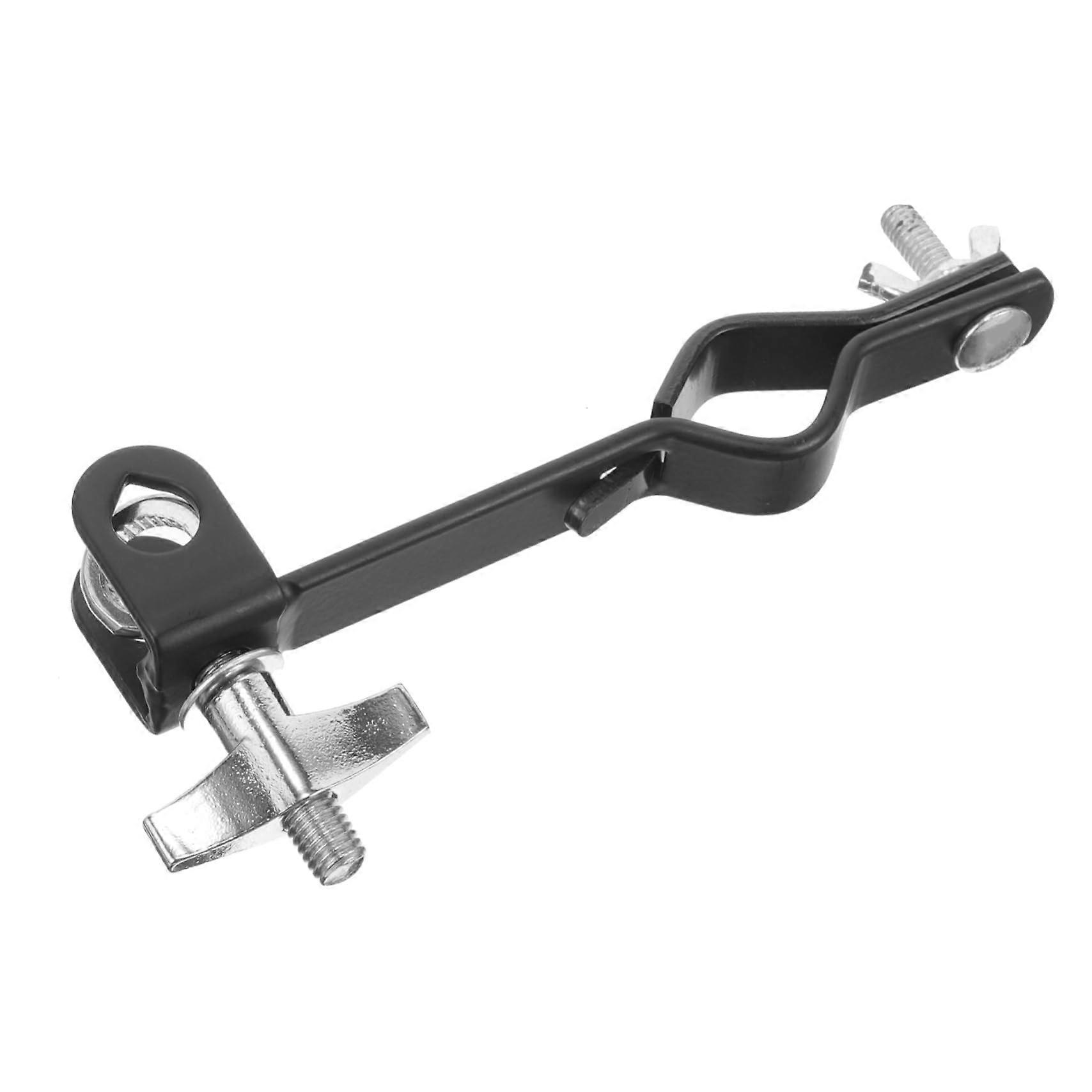 Cowbell Holder Bracket Clamp for Drum Stand Secure Mounting Percussion Setup