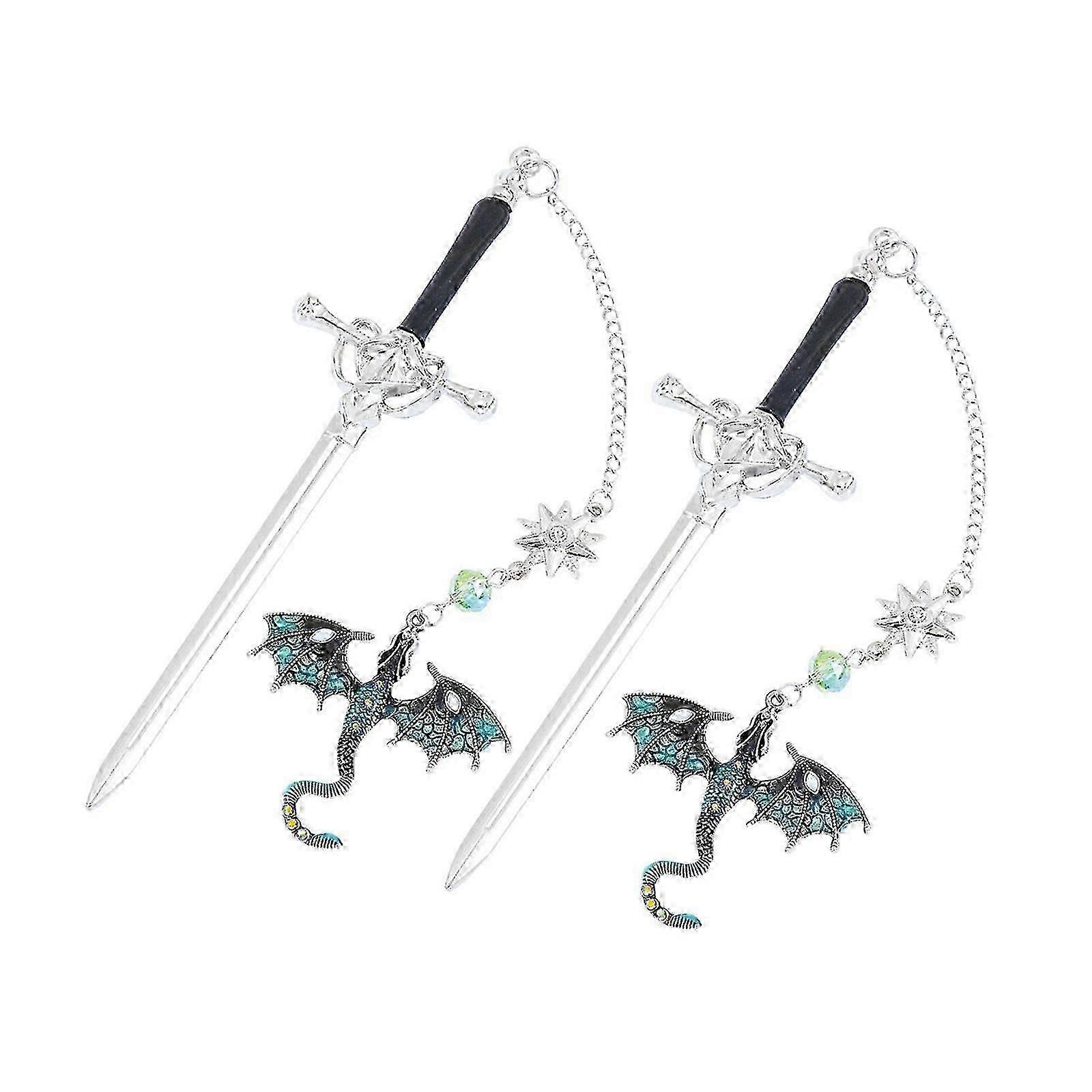 Multicolour Dragon Sword Book Markers
