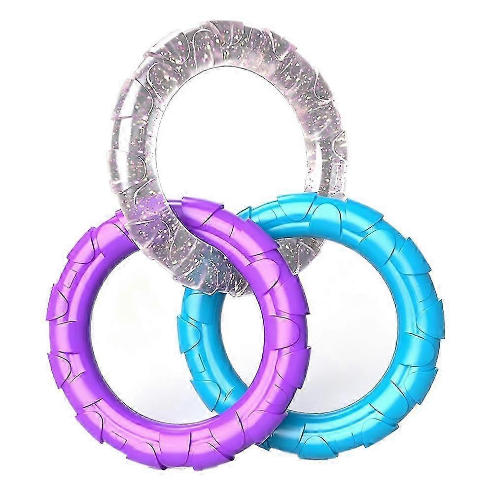 High-Contrast Triple Ring Puppy Chew