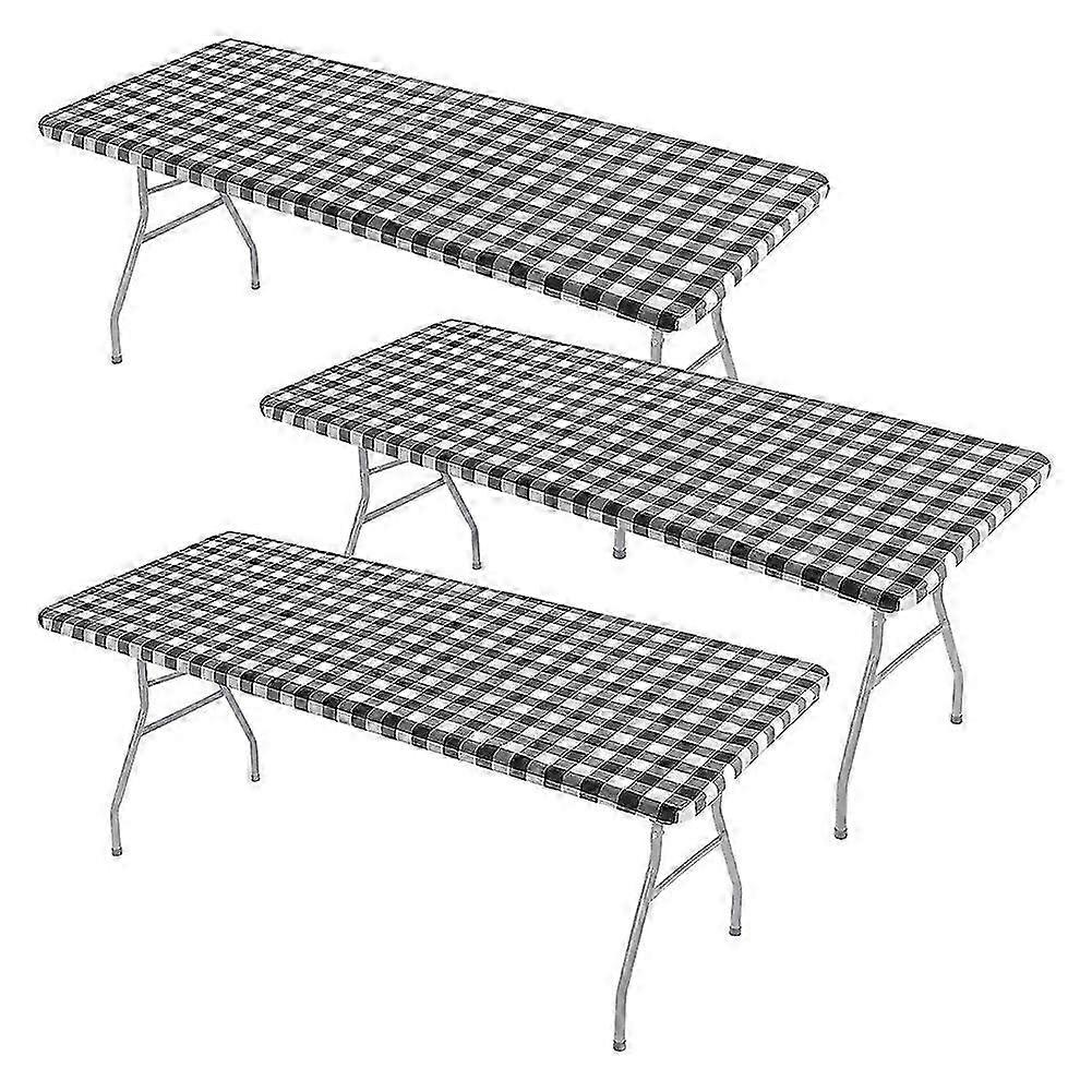 3-Piece Stretch Table Cover Set