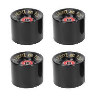 4pcs Cruiser Skateboard Wheels Long Board PU Wheels with ABEC-9 Bearings, Compatible with Puente