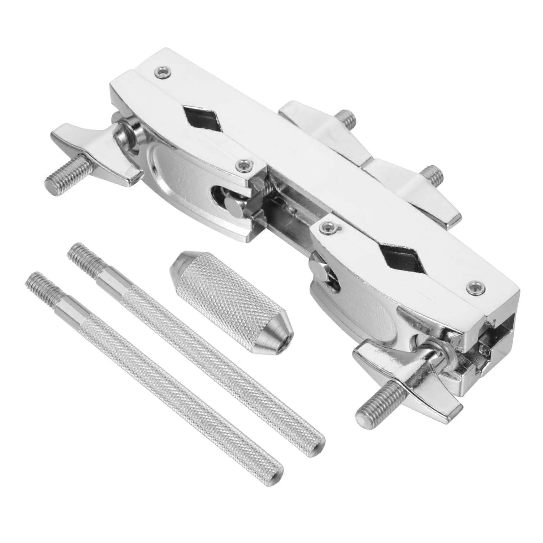Cowbell Mounting Bracket for Drum Set, Durable Clamp with Adjustable Angle, Easy Installation
