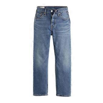 Levis Womens/Ladies 501 Lightweight Cropped Straight Leg Jeans