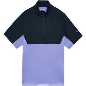 Lyle & Scott Mens Colour Block Half Zip Top