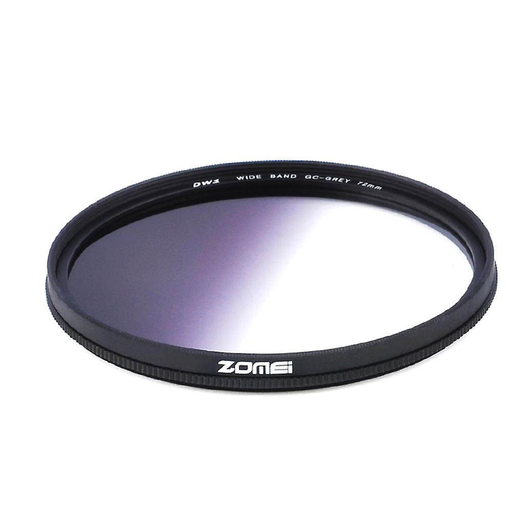 Ultra Slim Optical Graduated Color Camera Lens Filter For  Gray  72mm