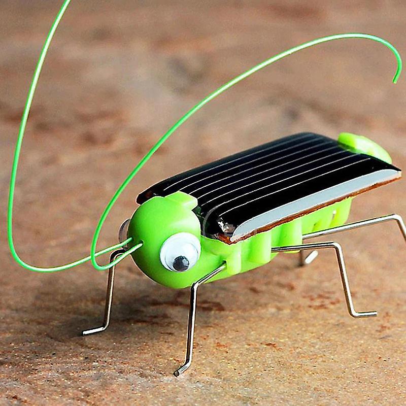 Solar Grasshopper Powered Robot Toy Required Gadget Gift Solar Toys