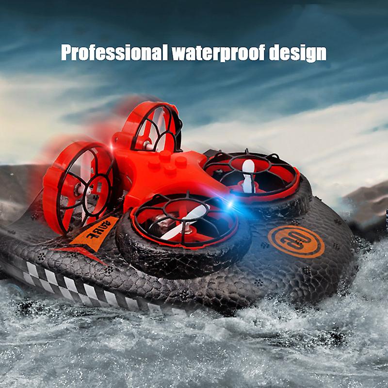 3 in 1 Flying Air Boat Land Driving Mode Detachable RC Drone 3 Speed Modes Quadcopter