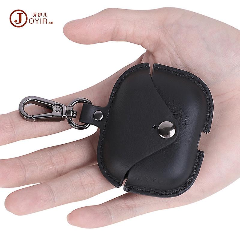 Läder Airpods Pro Skyddsfodral Hörlurar Fodral Apple Andra Generationens Bluetooth Hörlurar Skyddsfodral