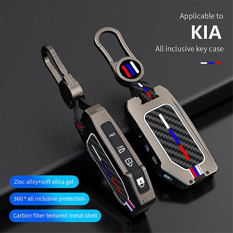 TPU Key Fob Case Cover For 2021-2022 KIA K5 Soul Telluride Sorento - Model CQOFD00790