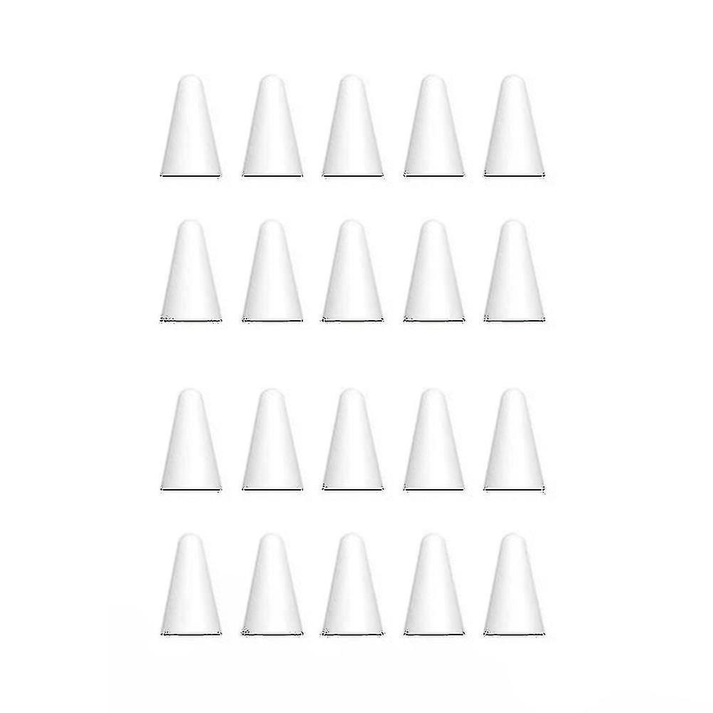 20pcs Silicone Replacement Tip Case Protective Cover For Pencil 1st 2nd Touchscreen Stylus Pen Case