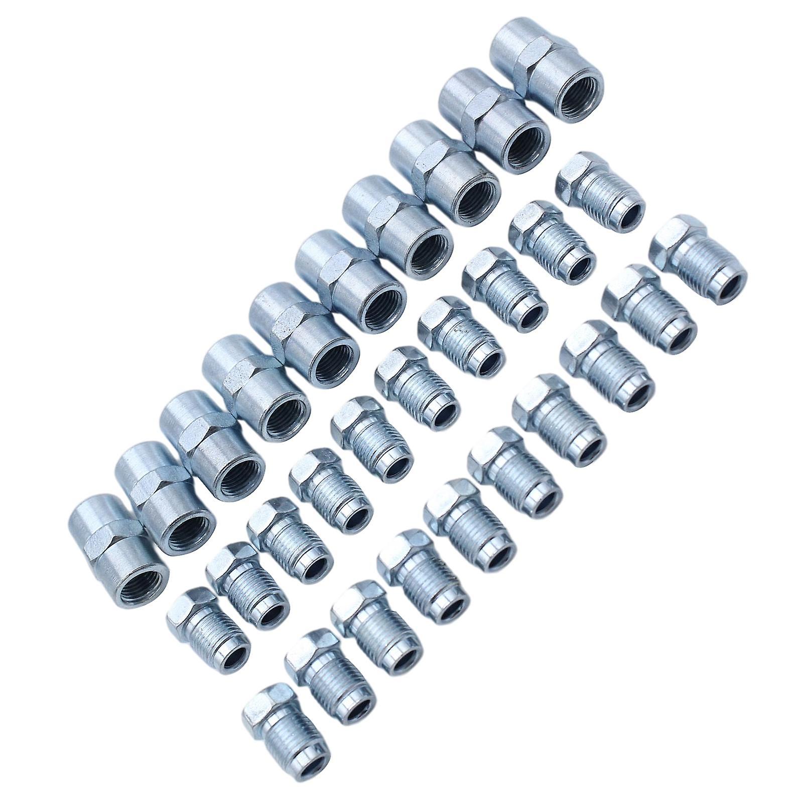 Connector M10 x 1 Set for 4.75mm Brake Line Flare Type F Replacement