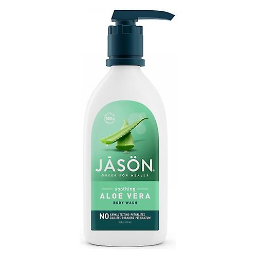 Jason Natural Products 身体洗涤液 缎面,芦荟 30 液量盎司 (4 包)