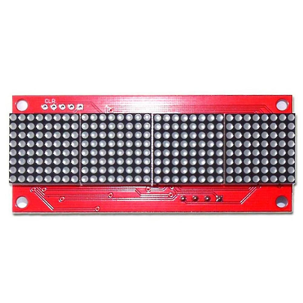 485 Dot Display Red 32x8 Dot 16-level Brightness Adjustment Modbus Rtu
