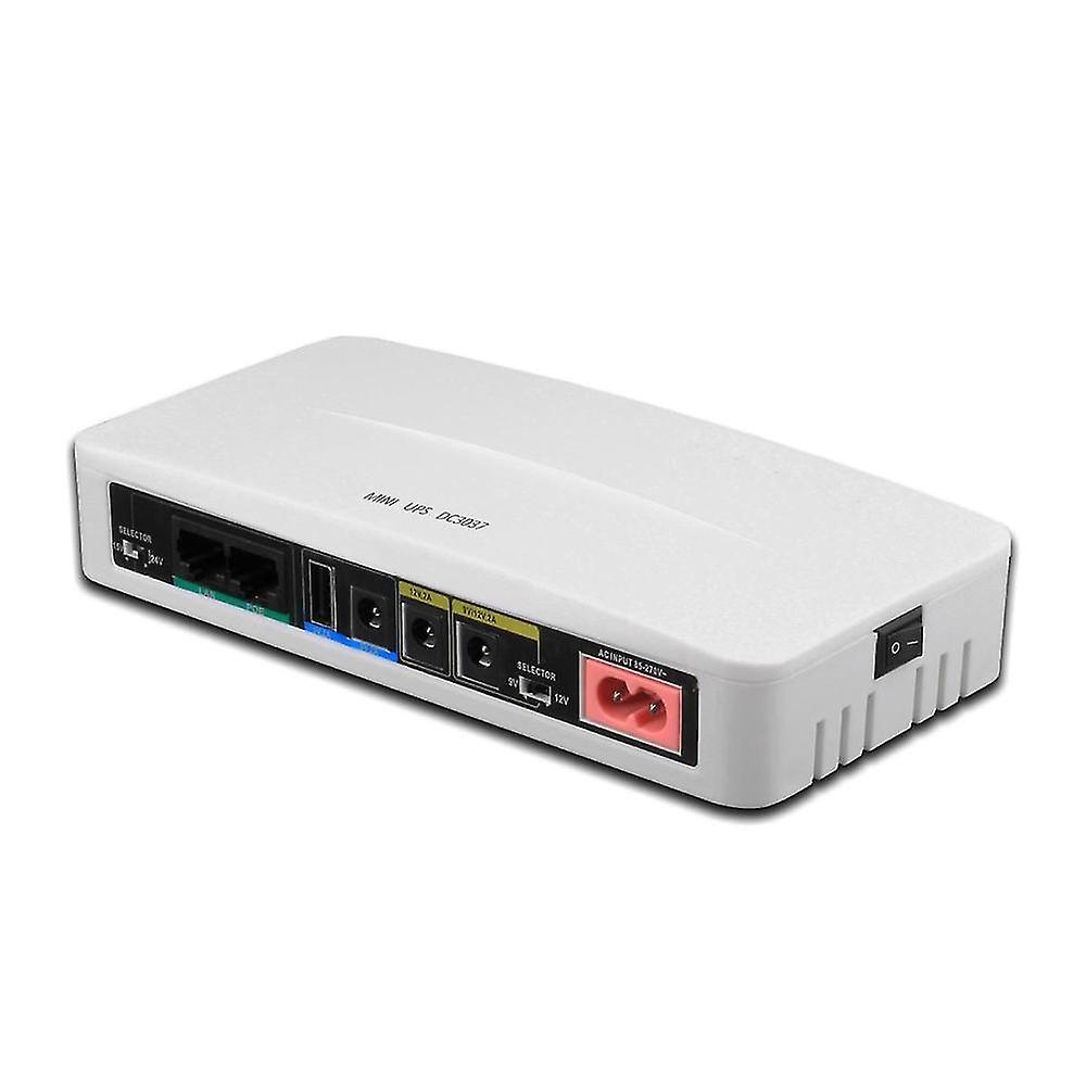 5v 9v 12v 24v Uninterruptible Power Supply Mini Ups Poe 11000mah Battery Backup For Wifi Router Cct