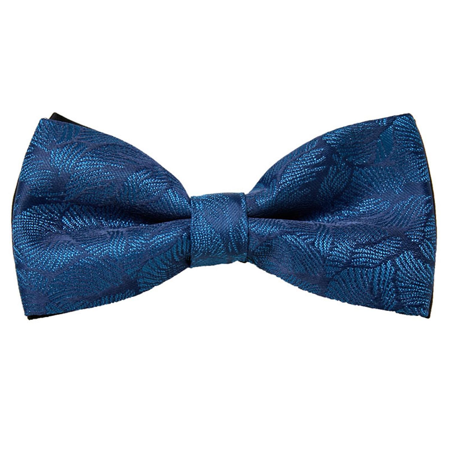 Men Tie Bow Adjustable Fashion Pattern Solid Color Decoration Cute Double Layer Jacquard Tie