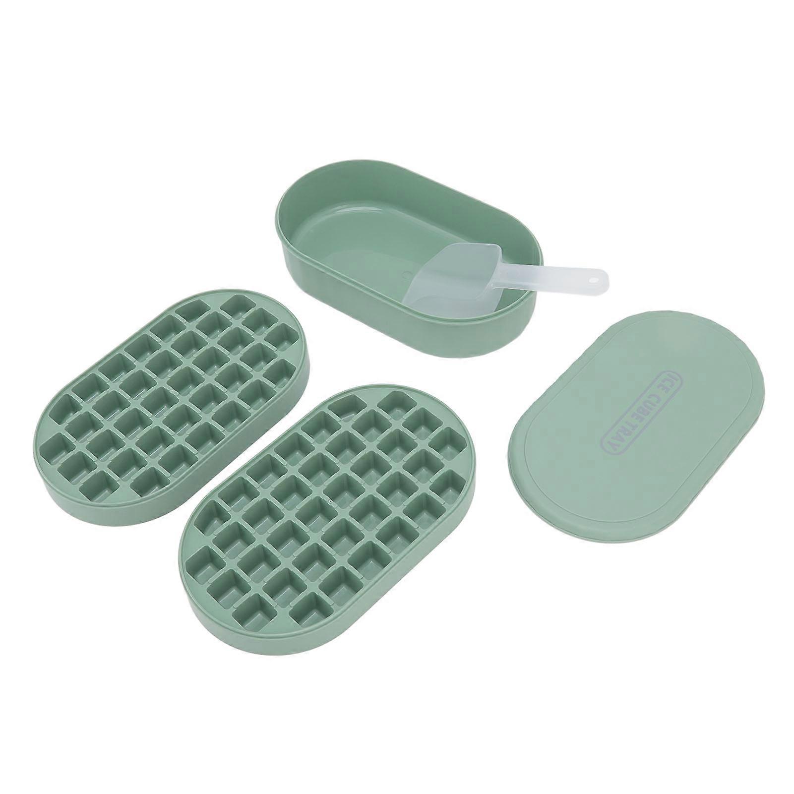 Ice Cube Trays Practical Large Capacity Ice Cube Mold with Bucket Lid Scoop for Home