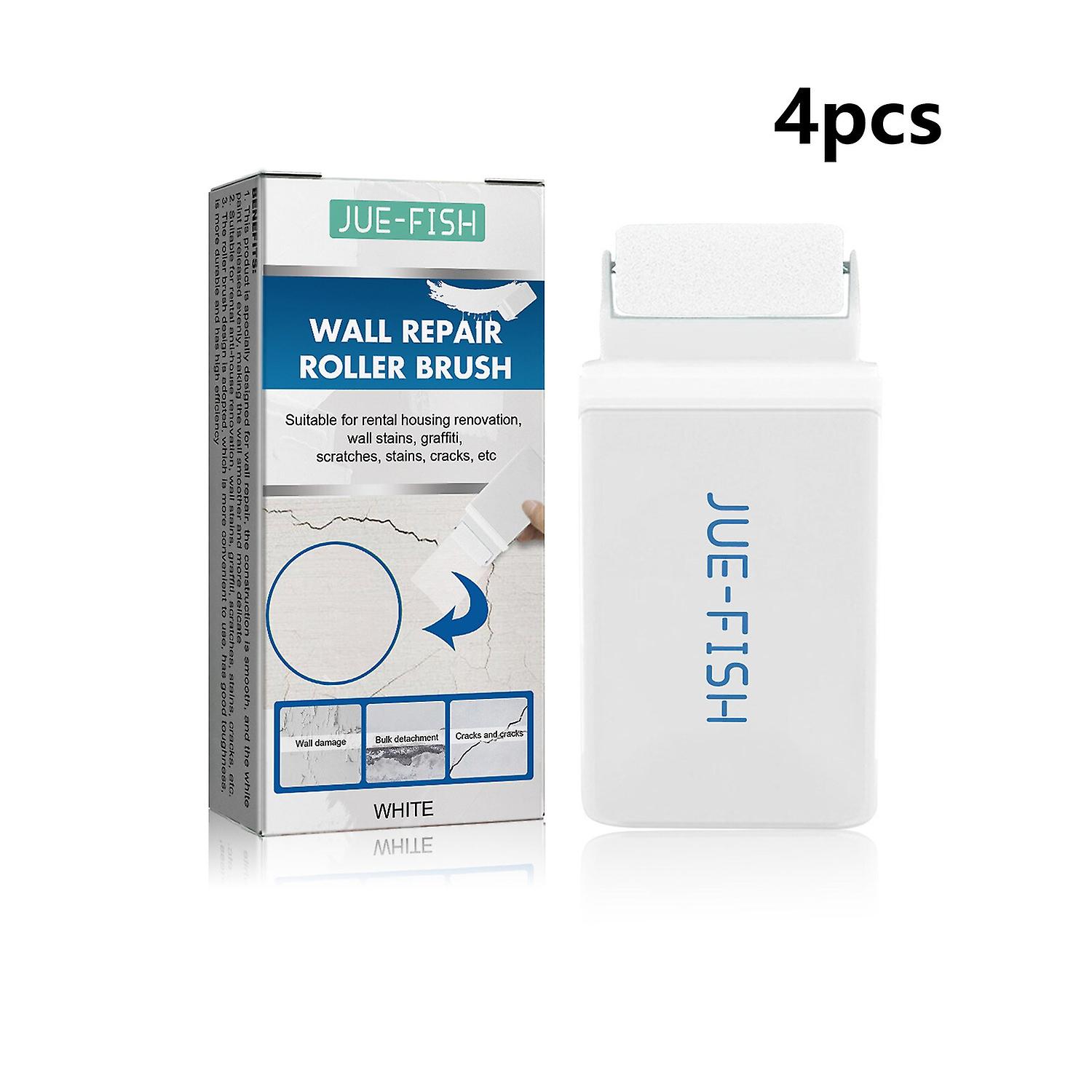 Complete Wall Repair Roller Brush Kit for Spot Repairs, 4pcs