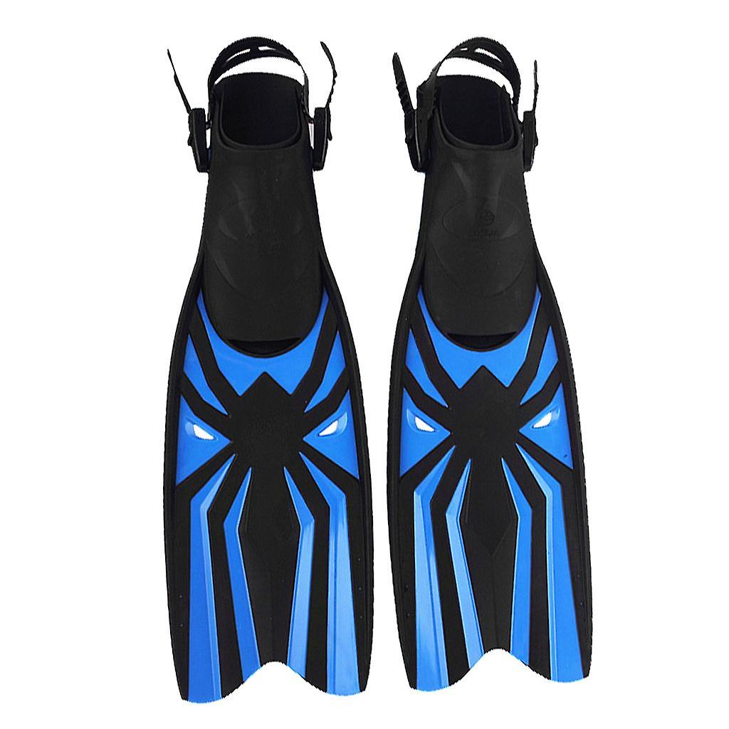 Sukellus Snorklaus Scuba Open Heel Flippers Kengät Säädettävä hihna L-XL