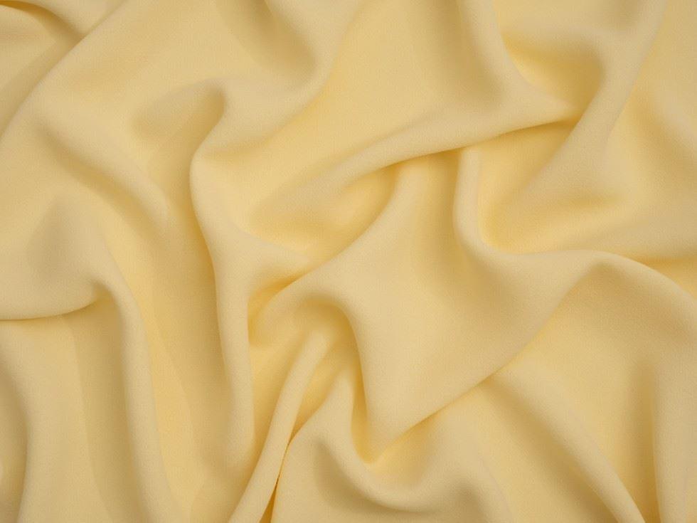 1.45m Minerva Core Range Heavy Triple Crepe Fabric Banana - per metre
