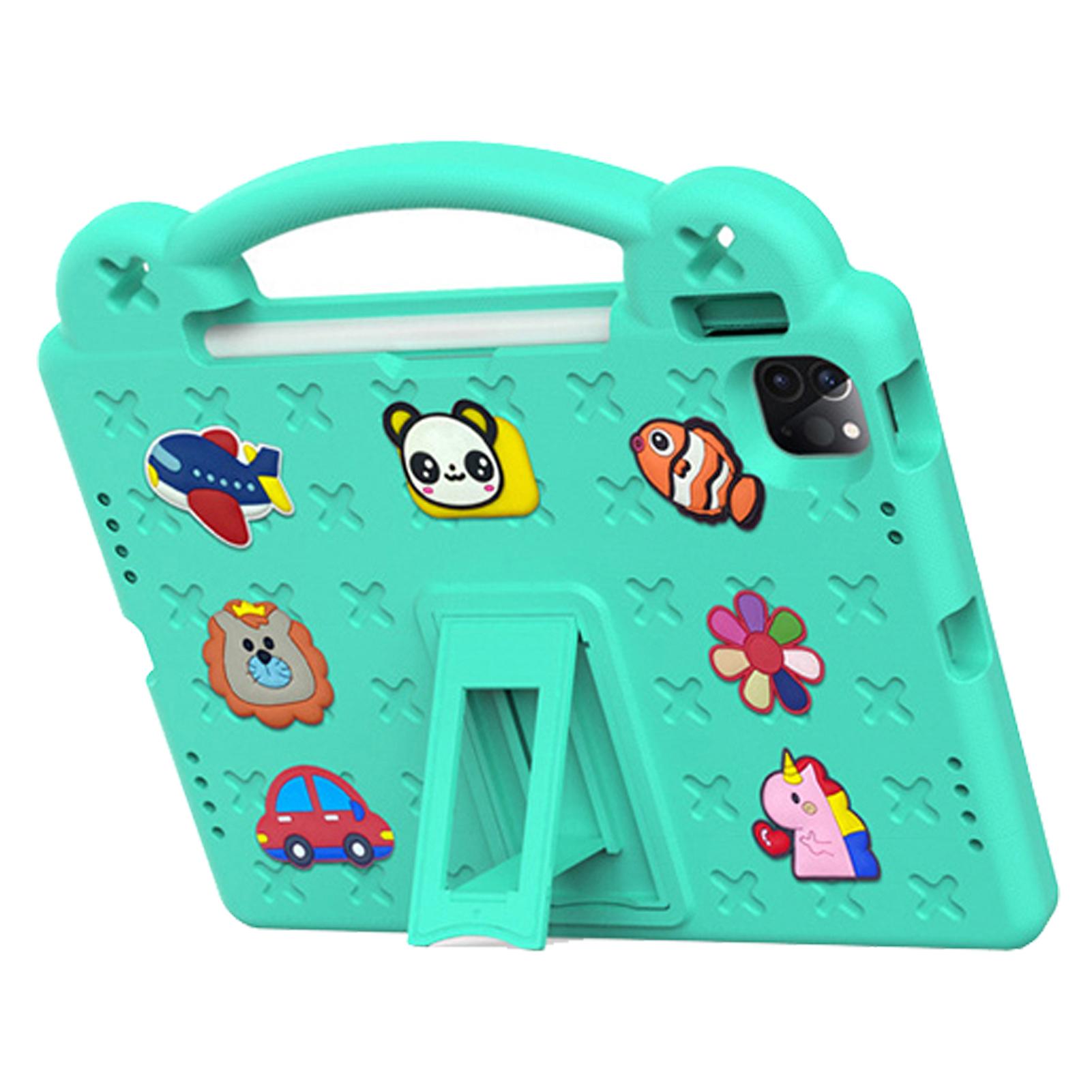 Cartoon Eva Tablet Protective Case With Handle Fall & Scratch Resistant Tablet Protector Safety Case For Fire-hd 10/10 Plus