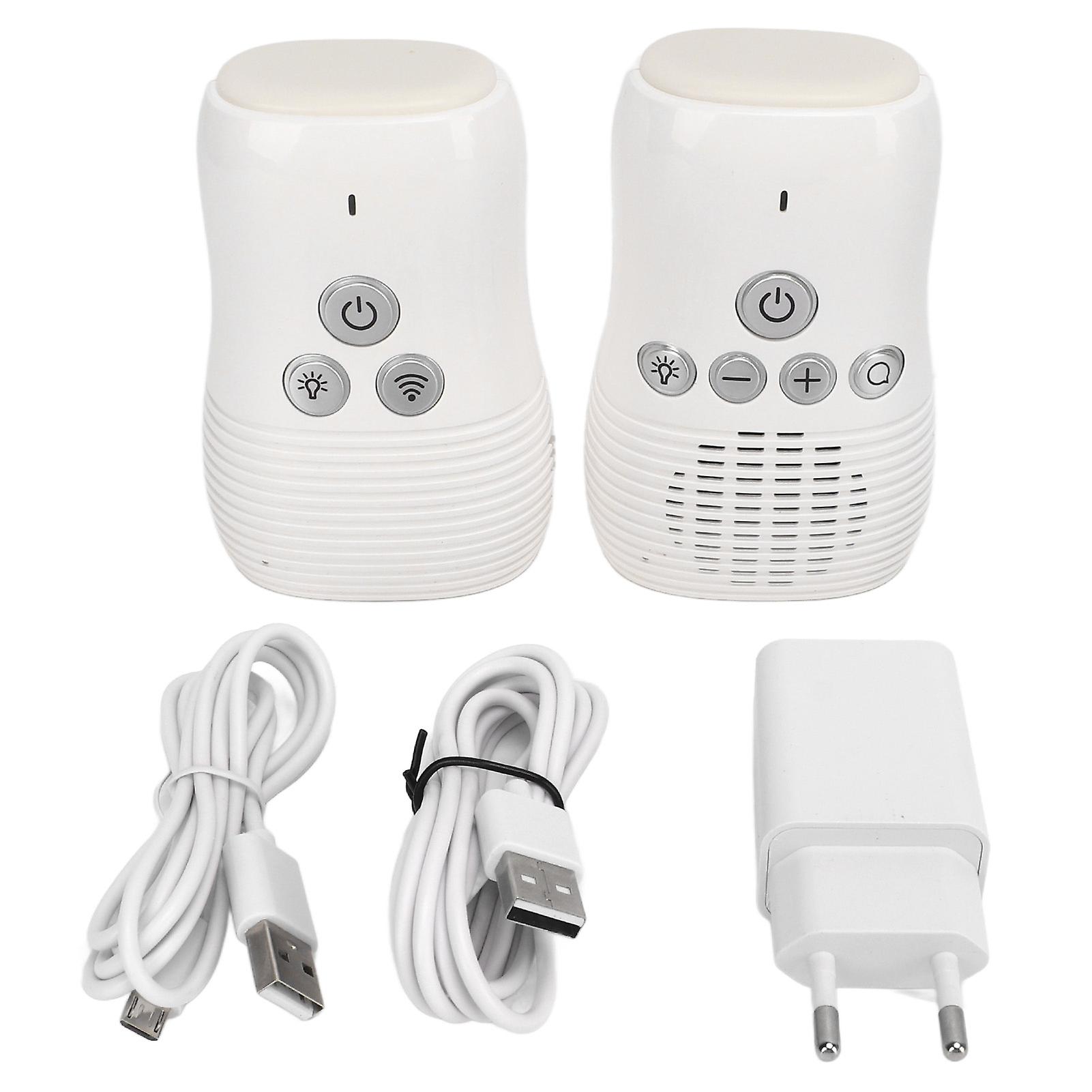 Wireless o Baby Monitor with Two-Way Intercom, Noise Detection, and Night Light